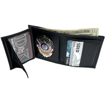 Perfect Fit DK-439 - Hidden Badge & ID Credit Card Wallet 