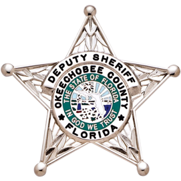 Smith & Warren E106GR Green 5-Point Star Florida Sheriff Badge