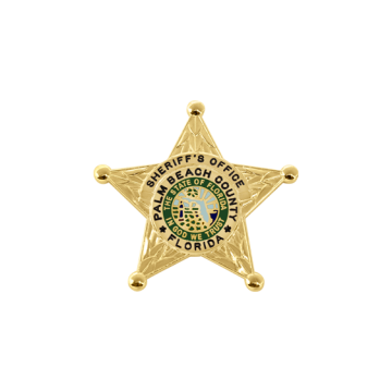 Smith & Warren E3010GR Small Florida Green Sheriff 5-Point Star Badge (Small Badge)