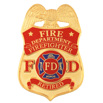 EFireSupply Retired Firefighter Badge EP-148