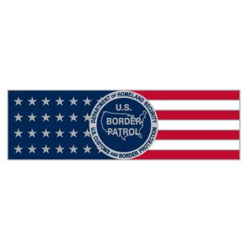 US Customs And Border Protection Flag Bar