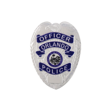 Blackinton FlexBadge FLX1548-AR Small Eagle Top Badge w/ Reverse Enamel Panels (2-3/8" x 1-3/4")