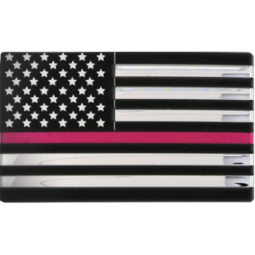 Blackinton FLX1776-TPL Metallic Thin Pink Line Flag (Individual)
