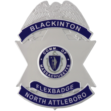 Blackinton FlexBadge FLX1894-RP Six-Point Star with an Eagle atop