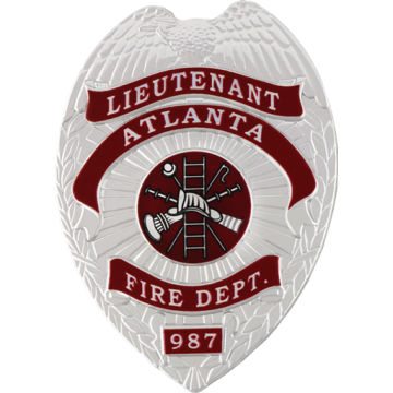 Blackinton FlexBadge FLX879-HR Shield with Eagle and Reverse Enamel Panels