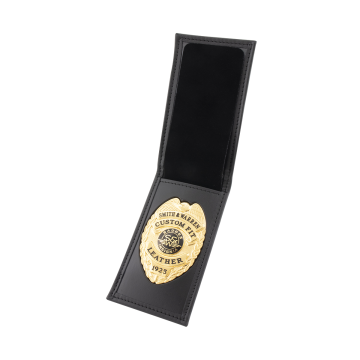 Smith & Warren Dress Leather Single ID & Badge Case - Notepad Style