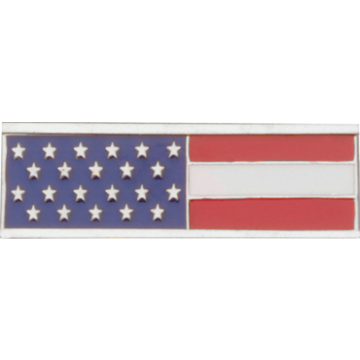Blackinton J201 American Flag Commendation Bar (Silver)