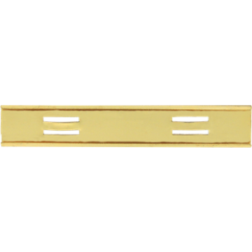 Blackinton J205-2B 3/8" Commendation Slide Bar - 2 Bars GOLD
