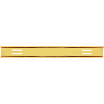 Blackinton J205-3B 3/8" Commendation Slide Bar - 3 Bars GOLD