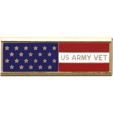 Blackinton J206-ARM American Flag Army Vet Commendation Bar (3/8")