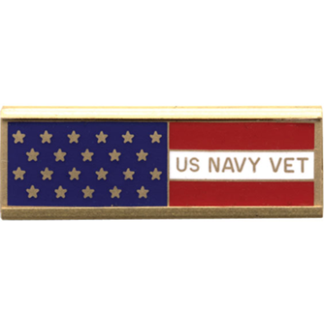 Blackinton J206-NAV American Flag Navy Vet Commendation Bar (3/8")
