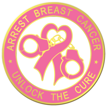 Blackinton J285 Breast Cancer Awareness Handcuffs Seal (Individual)