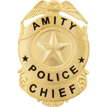 JAWS Movie - Amity Police Badge EMB122