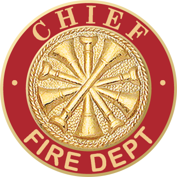 Smith & Warren M1701 Chief Fire Dept. Collar Disc (15/16") (Individual)