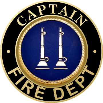 Smith & Warren M1708 Captain Fire Dept. Collar Disc (15/16") (Individual)
