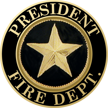 Smith & Warren M1723 President Fire Dept. Collar Disc (15/16") (Individual)