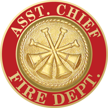 Smith & Warren M1729 Asst. Chief Fire Dept. Collar Disc (15/16") (Individual)