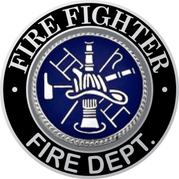 Smith & Warren M1742 Firefighter Fire Dept. Collar Disc (15/16") (Individual)