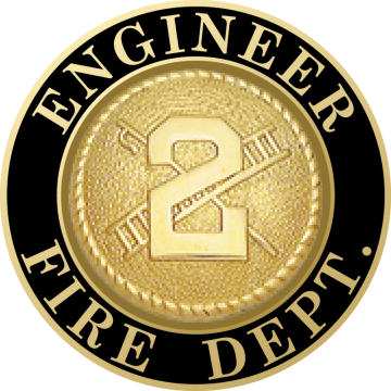 Smith & Warren M1767F Engineer Fire Dept. Collar Disc (15/16") (Individual)