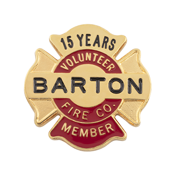 Smith & Warren M1908 Volunteer Fire Co. Member Pin