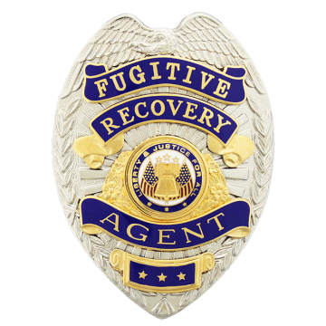 Smith & Warren M201R Fugitive Recovery Agent Badge