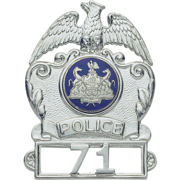 Smith & Warren M407 Police Hat Badge with Eagle