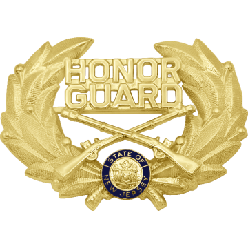 Smith & Warren M418HG Honor Guard Wreath Hat Badge