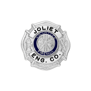 Smith & Warren M601 Maltese Cross Fire Service Pin (1")