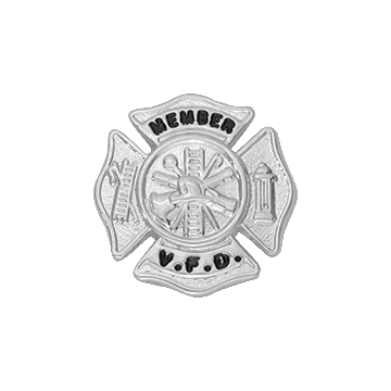 Smith & Warren M615 Maltese Cross Fire Service Pin