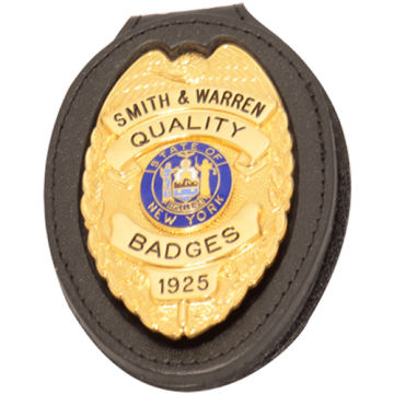 Smith & Warren BH716 Belt Clip Badge Holder w/Velcro Closure - Recessed