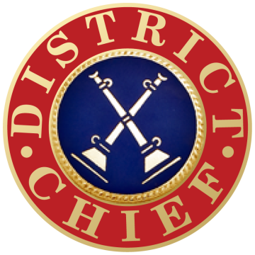 Smith & Warren M824 District Chief Hat/Coat Disc (1.625")