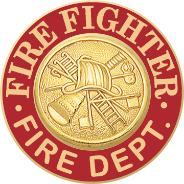 Smith & Warren M839 Firefighter Fire Dept. Hat/Coat Disc (1.625")