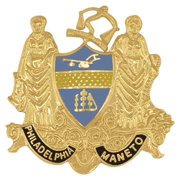 Smith & Warren MANETO_SM Philadelphia Coat of Arms Pin (Individual)