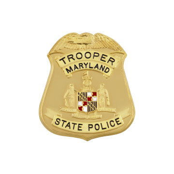 Smith & Warren MD-TROOPER Maryland State Police Breast Badge