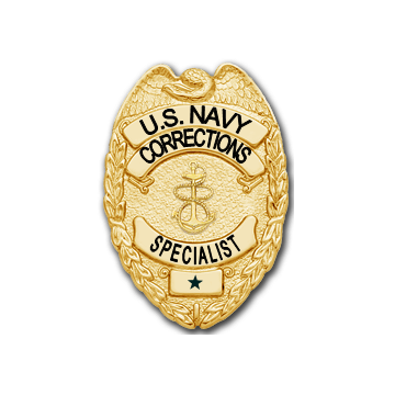 Smith & Warren US Navy Corrections Specialist Badge