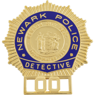 Smith & Warren Newark, NJ Police Detective Badge