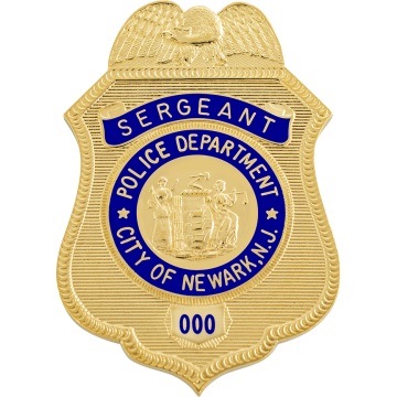 Smith & Warren NEWARK_SGT Newark, NJ Police Sergeants Badge