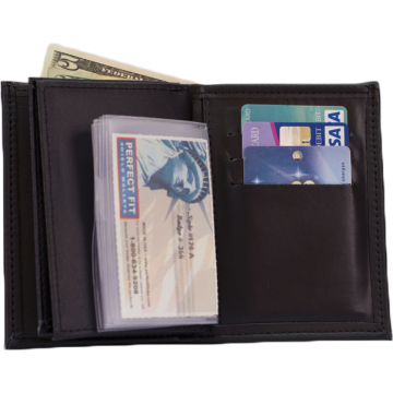 Perfect Fit PF-120-A Badge Wallet with Double larger ID and Credit Card Slots