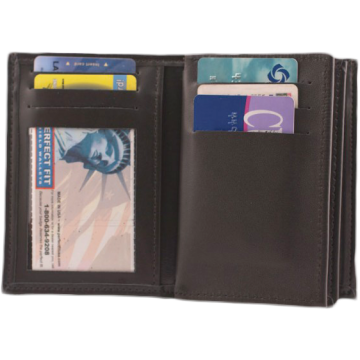 Perfect Fit Badge Wallet w/ Double ID & CC Slots 125-A