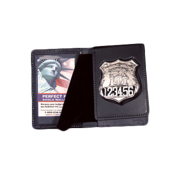 Perfect Fit Duty Leather Flip Out Badge Case w/ ID Window
