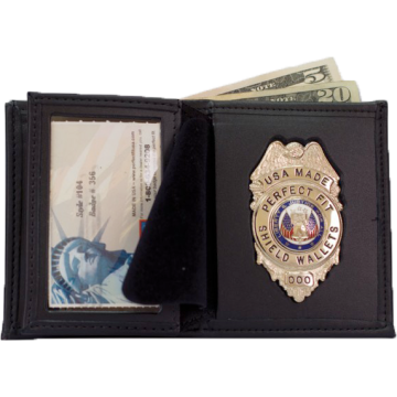 Perfect Fit Recessed Hidden Badge Wallet PF104