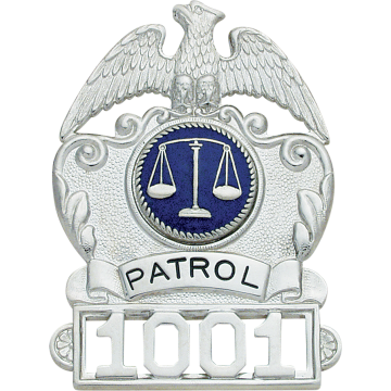 Smith & Warren S105 Eagle Top Shield Hat Badge