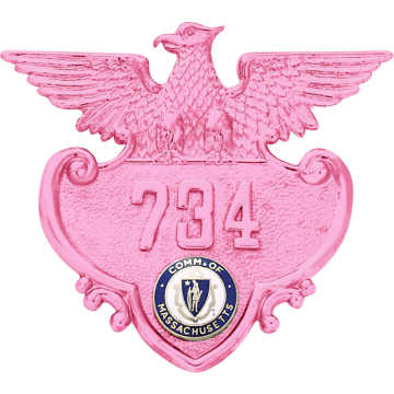 Smith & Warren S127 Pink Breast Cancer Awareness Eagle Top Hat Badge