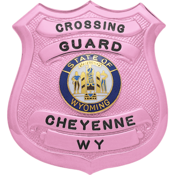 Smith & Warren S139_PI Breast Cancer Awareness Shield Badge