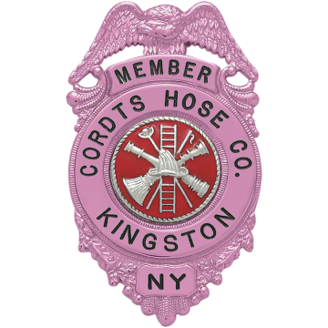 pink fashion police badge