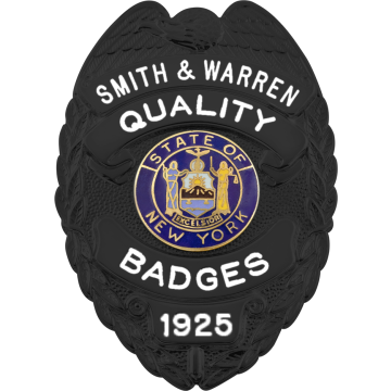 Smith & Warren S155 Matte Black Eagle Top Badge