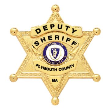 Smith & Warren Plymouth County MA Deputy Sheriff Badge
