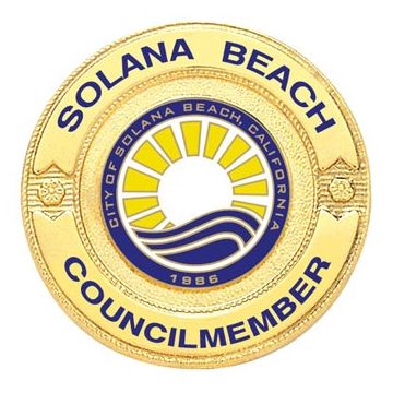 Smith & Warren Solana Beach CA Council Member Badge