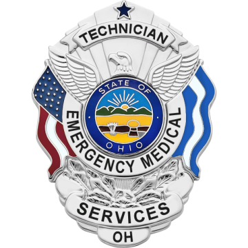Smith & Warren S503_WL U.S. Shield Badge with Thin White Line Flag