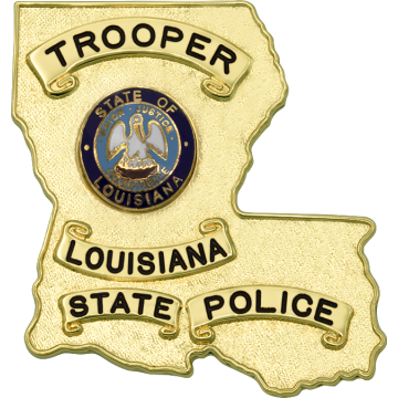 Smith & Warren S506 Louisiana State Cutout Badge